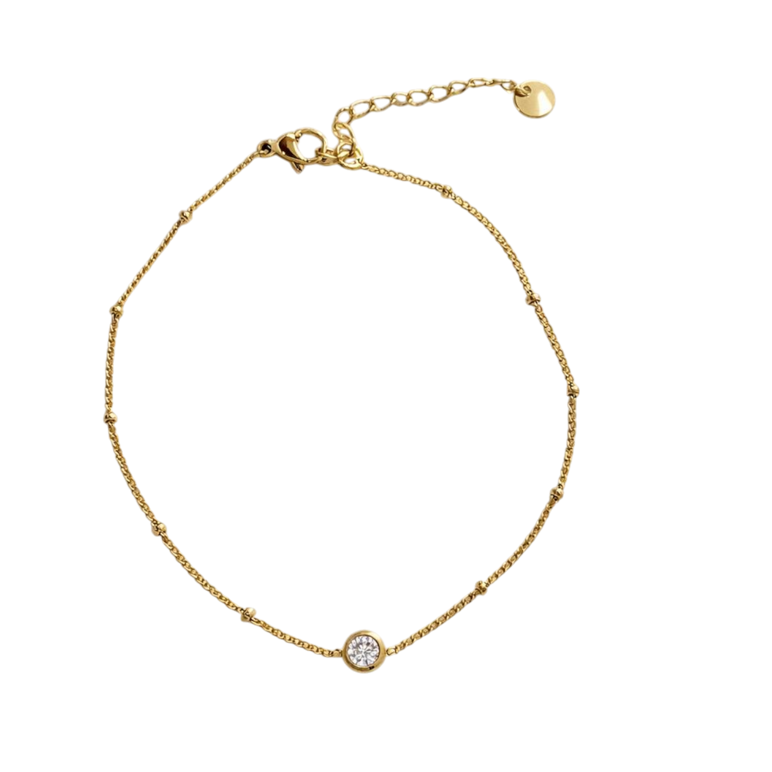 Bracelet Cheville Bijoux -Strass Unique