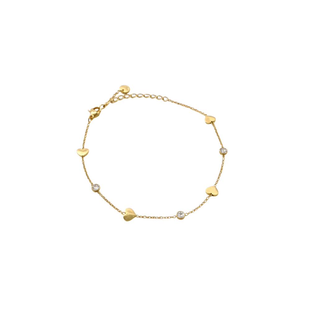 Bracelet Cheville Bijoux - Coeur Min