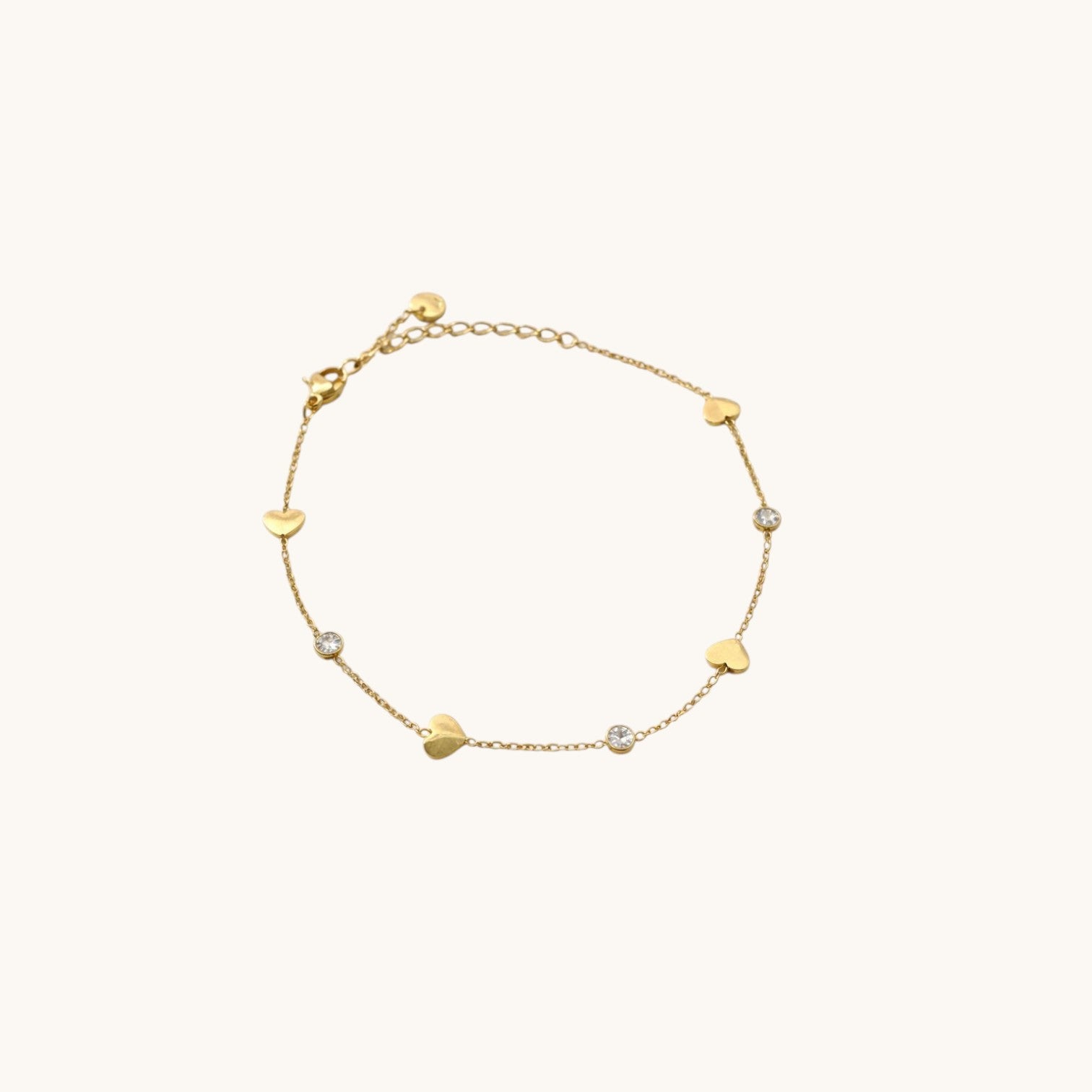 Bracelet Cheville Bijoux - Coeur Min