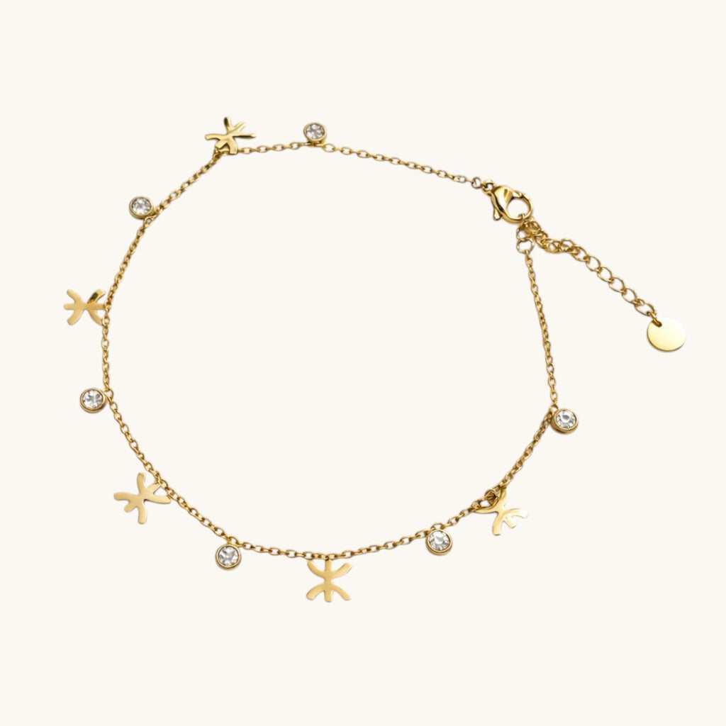 Bracelet Cheville Bijoux - Neige